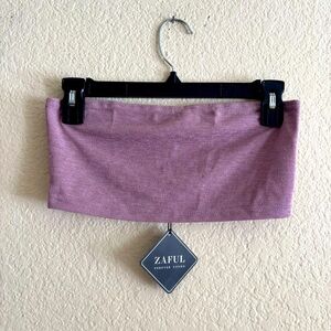 Zaful Purple Mini Pencil Crop Top